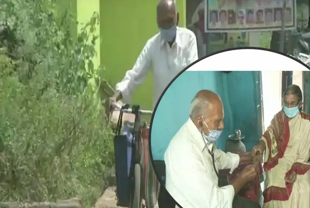 କରୋନା ମହାମାରୀ ସମୟରେ ସାଇକେଲ ଖଣ୍ଡେ ଧରି ଘରଘର ବୁଲି ଚିକିତ୍ସା କରୁଛନ୍ତି ଏହି ଡାକ୍ତର