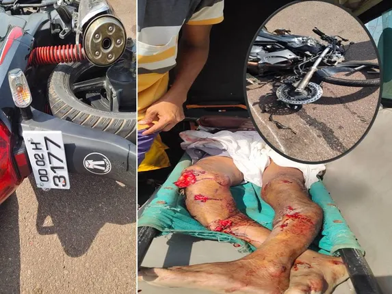 ବାଇକରେ ଯାଉଥିବା ବେଳେ ଧକ୍କା ଦେଲା ଚାଉଳ ବୋଝେଇ ଟ୍ରକ: ଘଟଣାସ୍ଥଳରେ ଉଡ଼ିଗଲା ଅଜା ଓ ନାତିଙ୍କ ପ୍ରାଣବାୟୁ