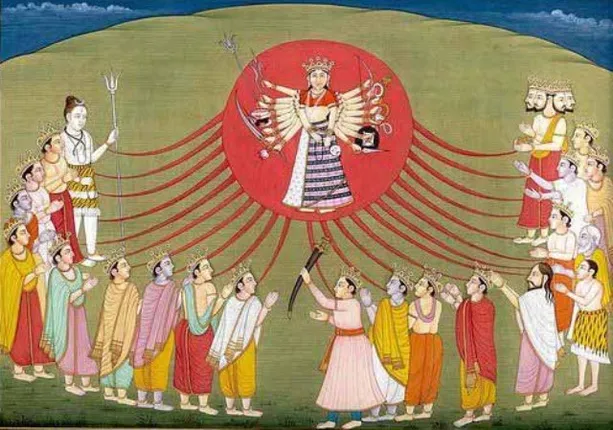 ଦେବୀ ଦୁର୍ଗା: ଅଙ୍ଗେ ଅଙ୍ଗେ ତେଜପୁଞ୍ଜ