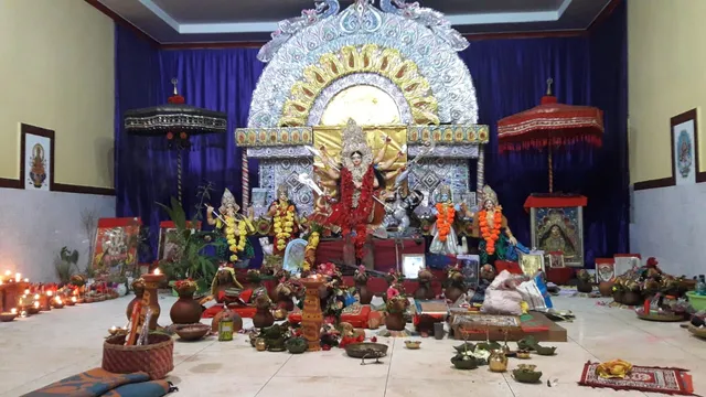 କଟକଣା ଭିତରେ ମା’ଙ୍କ ନବରାତ୍ର ପୂଜା ଆରମ୍ଭ