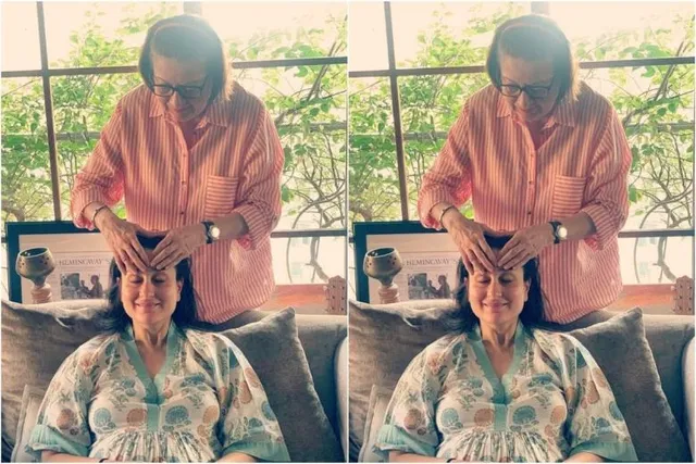 କରୀନା ନେଇଛନ୍ତି ମା’ଙ୍କ ହେଡ୍‌ ଚମ୍ପିଂ ମଜା