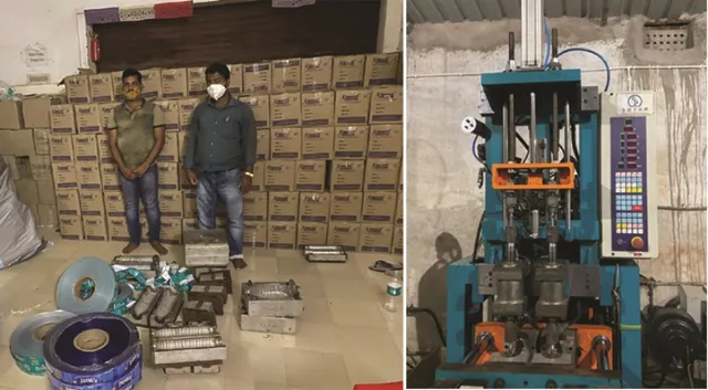 ନକଲି ମିନେରାଲ୍‌ ପାଣି କାରଖାନା ଠାବ : ମ୍ୟାନେଜର୍‌ ଓ ସୁପରଭାଇଜର୍‌ ଗିରଫ