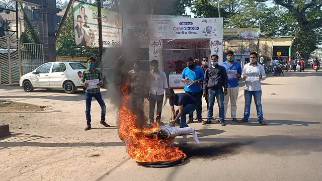 ଜଗତସିଂହପୁର ଜିଲ୍ଲାକୁ ଡେଇଁଲା ପରି ନିଆଁ