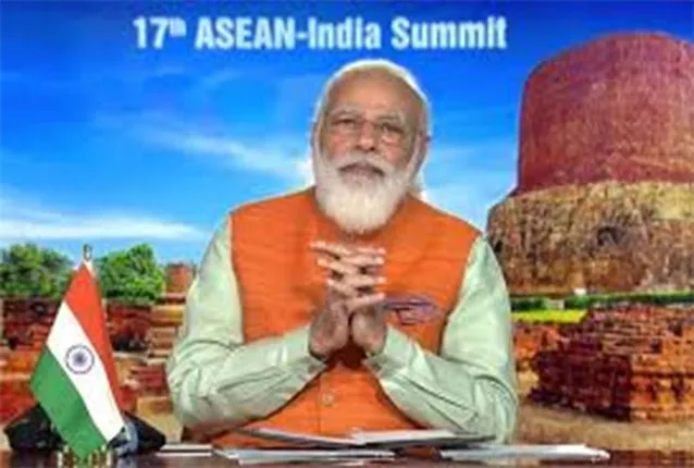 ୧୭ତମ ଭାରତ-ଆସିଆନ୍‌ ସମ୍ମିଳନୀ: ପାରସ୍ପରିକ ସଂପର୍କ ବୃଦ୍ଧି ଉପରେ ପ୍ରଧାନମନ୍ତ୍ରୀ ମୋଦୀଙ୍କ ଗୁରୁତ୍ବ