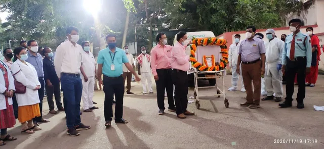 କରୋନା ଯୋଦ୍ଧା ଡାକ୍ତର ସାବତଙ୍କୁ ରାଷ୍ଟ୍ରୀୟ ସମ୍ମାନ ସହ ବିଦାୟ