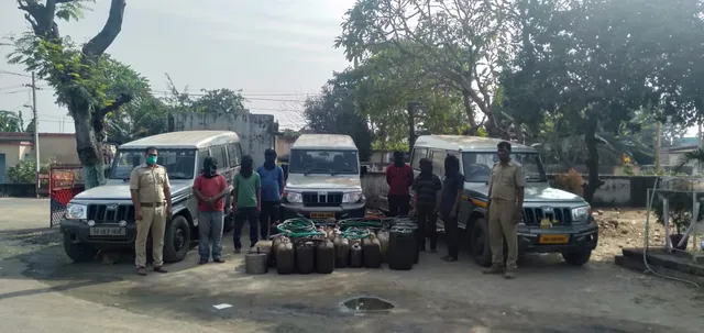 ୫ଶହ ଲିଟର ଡ଼ିଜେଲ ସହ ୩ ବୋଲେରୋ ଜବତ : ୬ଗିରଫ