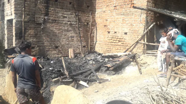 ବିଦ୍ୟୁତ୍‌ ସର୍ଟସର୍କିଟ୍‌ ଯୋଗୁଁ ପୋଡ଼ିଗଲା ଘର 