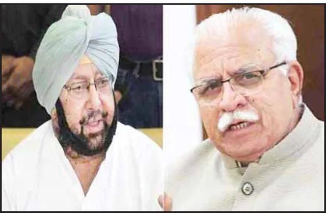 ପଂଜାବ-ହରିୟାଣା ବିବାଦ ବଢ଼ୁଛି, ପରସ୍ପରକୁ ଦାୟୀ କଲେ ଅମରିନ୍ଦର-ଖଟ୍ଟର