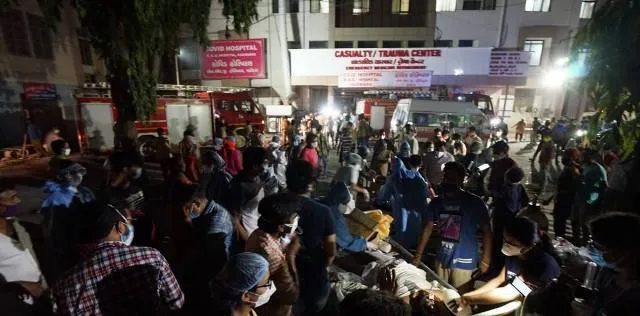 ଗୁଜରାଟ କୋଭିଡ୍‌ ହସ୍ପିଟାଲ୍‌ରେ ଅଗ୍ନିକାଣ୍ଡ, ୫ ଜୀବନ୍ତ ଦଗ୍ଧ
