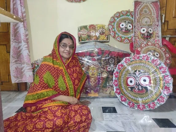 ଶ୍ରୀ ଜଗନ୍ନାଥଙ୍କ କଳାକୃତି ଗଢ଼ିବାରେ ମଗ୍ନ ପୁଷ୍ପାଞ୍ଜଳି : ମୁଁ କିଛି ନ‌ୁହେଁ, ଜଗା ସବୁ କରୁଛି