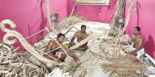 ପୁରୀ : ନାଗାର୍ଜୁନ ବେଶ ପାଇଁ ଚାଲିଛି ପ୍ରସ୍ତୁତି