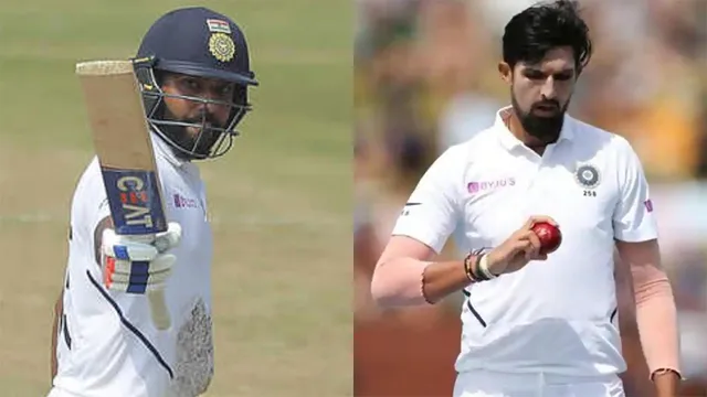 ରୋହିତ, ଈଶାନ୍ତ ପ୍ରଥମ ଦୁଇ ଟେଷ୍ଟ୍‌ରୁ ବାଦ୍‌