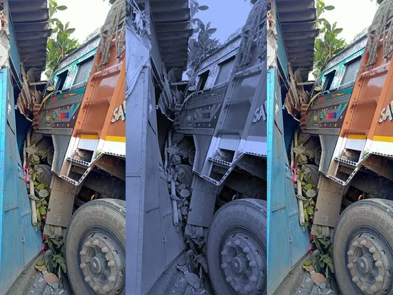 ଦୋକାନ ଭିତରେ ପଶିଗଲା ଟ୍ରକ୍‌, ୨ ମହିଳା ଗୁରୁତର