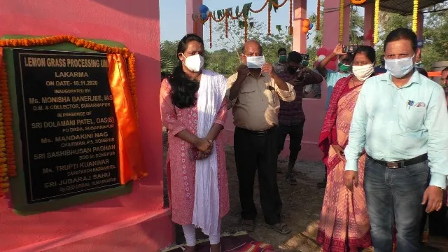 ସୋନପୁର : ଲେମନ ଗ୍ରାସ ପ୍ରୋସେସିଂ ୟୁନିଟ୍ ଉଦ୍‌ଘାଟିତ