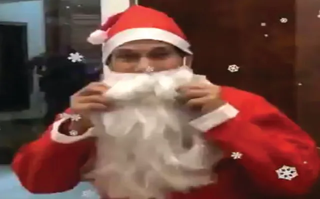 ସଚିନଙ୍କ ସାନ୍ତା ବେଶ