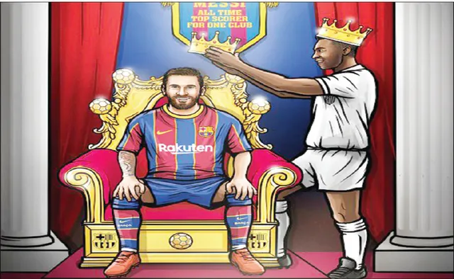 ପେଲେଙ୍କ ସମକକ୍ଷ ହେଲେ ମେସି