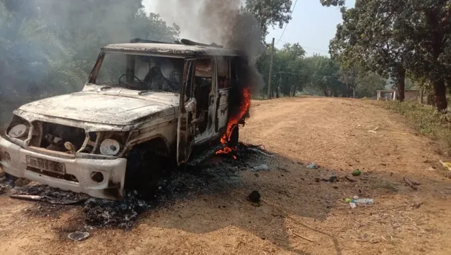 ଯନ୍ଦ୍ରାଗୁଡାରେ ଠିକାଦାରକୁ ହତ୍ୟା କଲେ ନକ୍ସଲ, ୩ଟି ଗାଡି ପୋଡିଦେଲେ