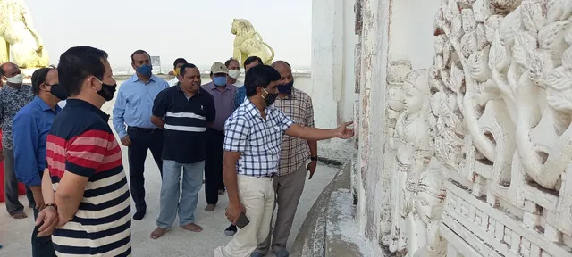 ଶାନ୍ତିସ୍ତୂପ ଫାଟ ମରାମତି ନେଇ କାର୍ଯ୍ୟ ପ୍ରକ୍ରିୟା ଆରମ୍ଭ