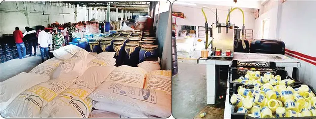 ପୁଣି ଏକ ଘିଅ କାରଖାନାରେ ଚଢ଼ଉ, କୋଟିଏ ଟଙ୍କାର ଅପମିଶ୍ରିତ ଘିଅ, କଞ୍ଚାମାଲ୍‌ ଜବତ