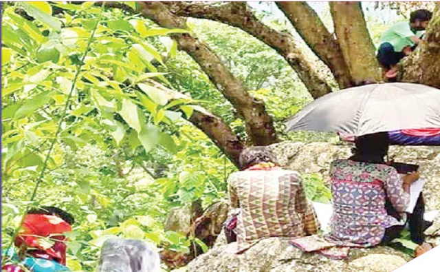 ପାଠଘରେ ତାଲା, ପାହାଡ଼ ଉପରେ ପାଠପଢ଼ା