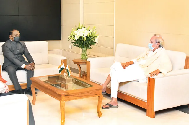 ମୁଖ୍ୟମନ୍ତ୍ରୀ, ରାଜ୍ୟପାଳଙ୍କୁ ଭେଟିଲେ ଗିରୀଶ