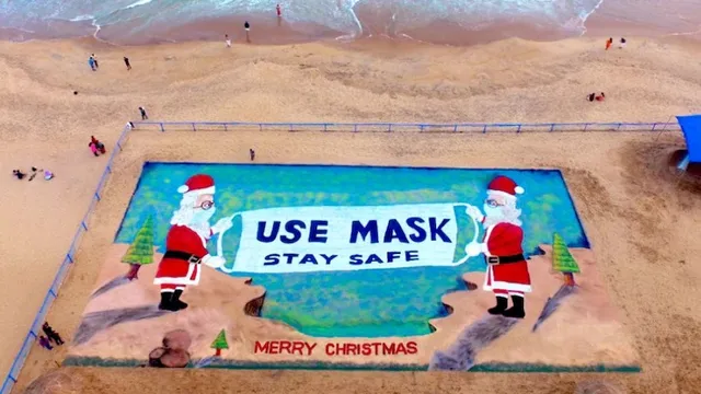 ଚର୍ଚ୍ଚାରେ ସୁଦର୍ଶନଙ୍କ କଳାକୃତି; ୩ଡି ବାଲୁକା କଳାରେ ବାଣ୍ଟିଲେ ସଚେତନତାର ବାର୍ତ୍ତା