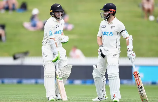 ୱିଲିୟମ୍‌ସନ୍‌ଙ୍କ ଦ୍ବିଶତକ; ନିକୋଲ୍‌ସ ଓ ମିଚେଲଙ୍କ ଶତକ, ନ୍ୟୁଜିଲାଣ୍ଡ୍‌ ୩୫୪ ରନ୍‌ ଆଗରେ