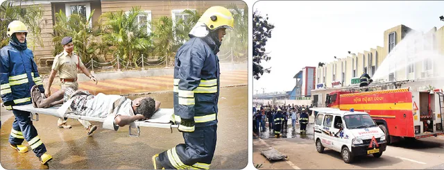 ରେଳ ଷ୍ଟେସନ୍‌ରେ ଅଗ୍ନିଶମ ବାହିନୀର ମକ୍‌ ଡ୍ରିଲ୍‌: ମିଛିମିଛିକା ନିଆଁ, ସତସତିକା ଭୟ