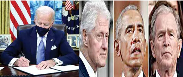 ଦିନକରେ ବଦଳିଗଲା ଟ୍ରମ୍ପ୍‌ ନୀତି: ୧୫ ନିର୍ଦ୍ଦେଶନାମାରେ ବାଇଡେନ୍‌ଙ୍କ ସ୍ବାକ୍ଷର,  ଟ୍ରମ୍ପ୍‌ଙ୍କ ଗୁରୁତ୍ବପୂର୍ଣ୍ଣ ବିଦେଶ ନୀତି ବି ବାଦ ପଡ଼ିଲାନି