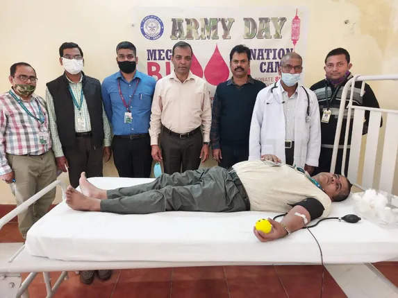 ସ୍ଥଳସେନା ଦିବସରେ ଚାନ୍ଦିପୁର ପିଏକ୍ସଇ ପକ୍ଷରୁ ରକ୍ତଦାନ ଶିବିର
