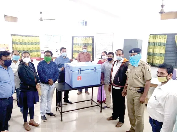 ଗଜପତିରେ ପହଞ୍ଚିଲା କରୋନା ଟିକା, ପ୍ରଥମ ପର୍ଯ୍ୟାୟ‌ରେ ଆସିଲା ୪୫୦୦