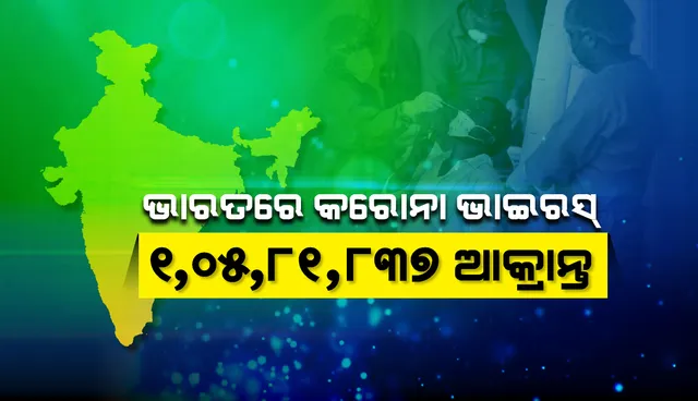 ଦେଶରେ ଗତ ୨୪ ଘଣ୍ଟା ମଧ୍ୟରେ ପୁଣି ୧୦,୦୬୪ କରୋନା ସଂକ୍ରମିତ ଚିହ୍ନଟ, ୧୩୭ ମୃତ