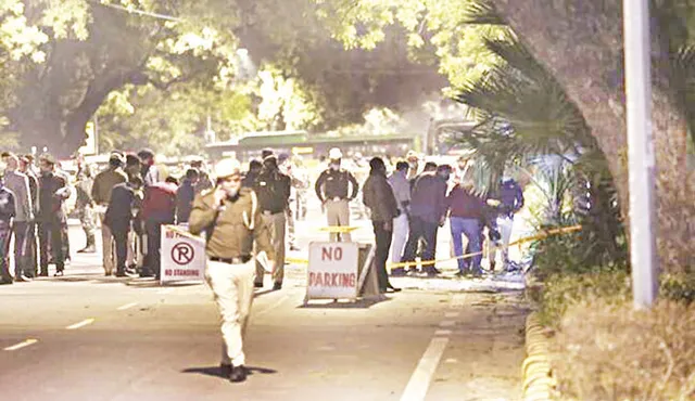 ଇସ୍ରାଏଲ ଦୂତାବାସ ନିକଟରେ ବିସ୍ଫୋରଣ