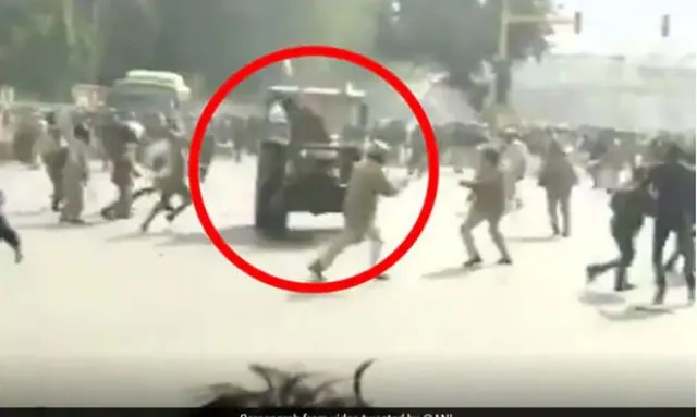 ରାଲି ବେଳେ ପୁଲିସ ଉପରକୁ ଟ୍ରାକ୍ଟର ଚଢ଼ାଇ ଦେବାକୁ ଉଦ୍ୟମ କରିଥିଲେ ଚାଷୀ