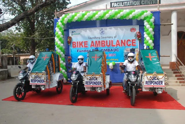 ବାରିପଦାରେ ଆରମ୍ଭ ହେଲା ବାଇକ୍‌ ଆମ୍ବୁଲାନ୍‌ସ ସେବା, ଅପହଞ୍ଚ ଇଲାକାରେ ସ୍ବାସ୍ଥ୍ୟସେବା କ୍ଷେତ୍ରରେ ସାଜିବ ବାହକ