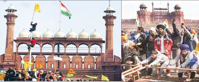 ଦିଲ୍ଲୀରେ ଚାଷୀଙ୍କ ତୁମୁଳ କାଣ୍ଡ: ଲାଲକିଲ୍ଲାକୁ ଧସେଇ ପଶିଲେ, ପୁଲିସ ସହ ମୁହାଁମୁହିଁ, ଲାଠିଚାଳନା