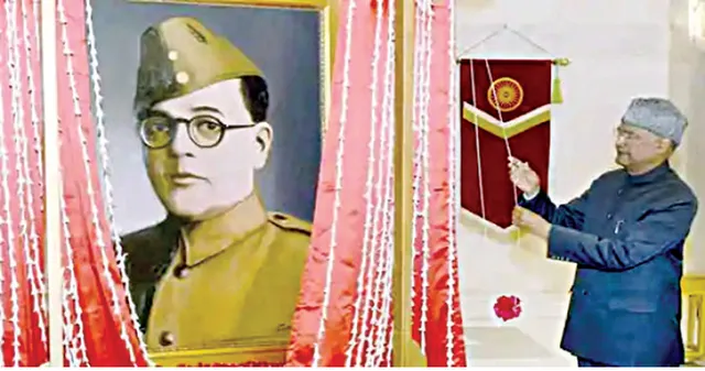 ରାଷ୍ଟ୍ରପତି ଭବନରେ ଉନ୍ମୋଚିତ ନେତାଜୀଙ୍କ ପ୍ରତିକୃତିକୁ ନେଇ ବିବାଦ