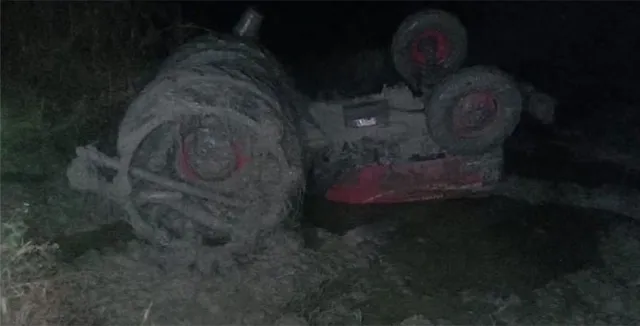 ଟ୍ରାକ୍ଟରରେ ଚାପି ହୋଇ ଡ୍ରାଇଭର ମୃତ