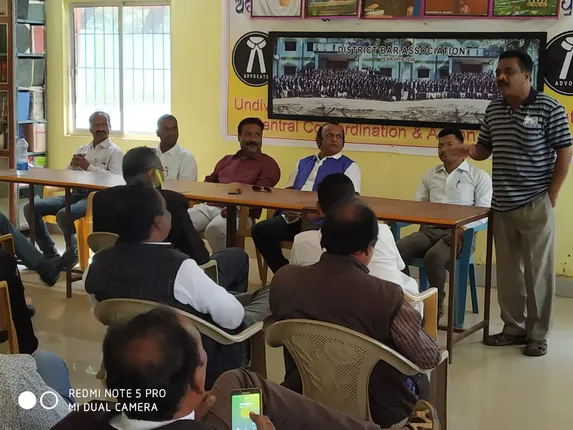 କୋରାପୁଟ  ଜିଲ୍ଲା ଆଇନଜୀବୀ ସଂଘର ସାଧାରଣ ପରିଷଦ ବୈଠକ