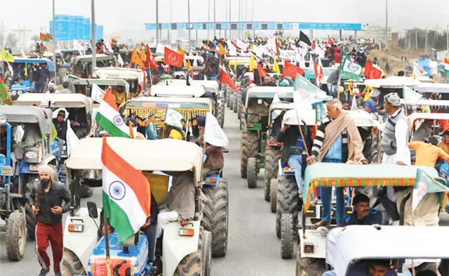 ଟ୍ରାକ୍ଟର ରାଲି ରୁଟ୍‌ ଚାର୍ଟ ନେଇ ପୁଲିସ-ଚାଷୀ ସହମତି