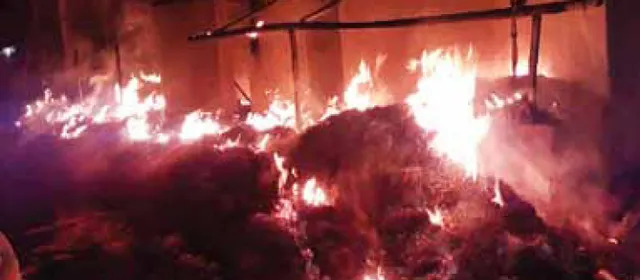 ପୁଅକୁ ବଞ୍ଚାଇବାକୁ ନିଆଁକୁ ଡେଇଁପଡ଼ିଲା ମା’