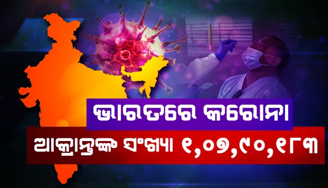 ୨୪ ଘଣ୍ଟା ମଧ୍ୟରେ ଭାରତରେ ୧୨,୮୯୯ କୋଭିଡ୍‌-୧୯ ଆକ୍ରାନ୍ତ ଚିହ୍ନଟ: ସୁସ୍ଥତାହାର ୯୭.୧୩%