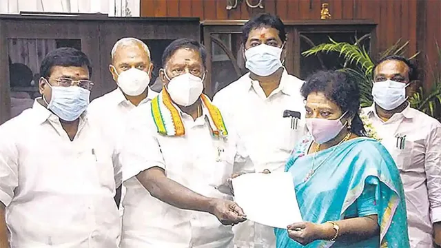 ପୁଡ଼ୁଚେରିରେ ଜାରି ହେବ ରାଷ୍ଟ୍ରପତି ଶାସନ