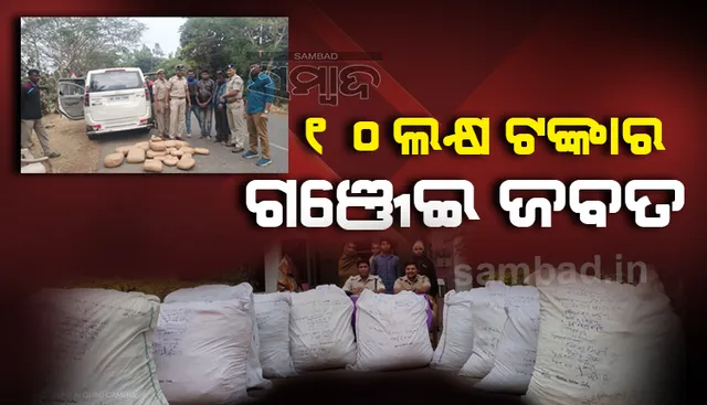 ବିହାର-ବେଙ୍ଗାଲୁରୁକୁ କନ୍ଧମାଳ-ନବରଂଗପୁରରୁ ୬ କୁଇଣ୍ଟାଲରୁ ଊର୍ଦ୍ଧ୍ବ ଗଂଜେଇ ଚାଲାଣ