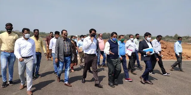 ଜୟପୁର ଏୟାରଷ୍ଟ୍ରିପ୍ ଉନ୍ନୟନ କାର୍ଯ୍ୟ ତଦାରଖ କଲେ ରାଜ୍ୟ ବାଣିଜ୍ୟ ଓ ପରିବହନ ସଚିବ