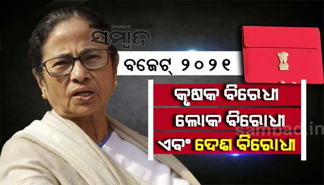 ବଜେଟ ୨୦୨୧: ‘କୃଷକ ବିରୋଧୀ’, ‘ଲୋକ ବିରୋଧୀ’ ଏବଂ ‘ଦେଶ ବିରୋଧୀ’: ମମତା ବାନାର୍ଜୀ