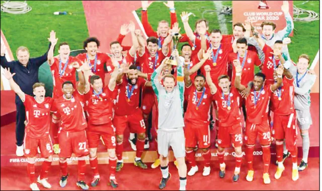 ବେୟର୍ଣ୍ଣ ମ୍ୟୁନିକ୍‌ ଜିତିଲା କ୍ଲବ୍‌ ବିଶ୍ବକପ୍‌ ଟ୍ରଫି