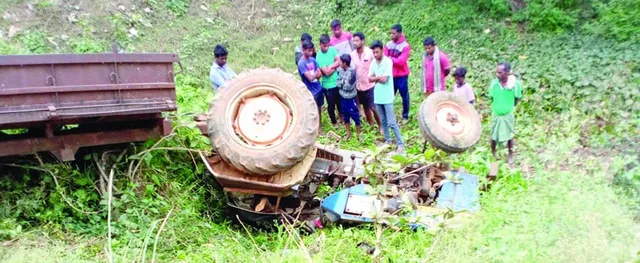 ଟ୍ରାକ୍ଟର ଓଲଟି ଜଣେ ମୃତ