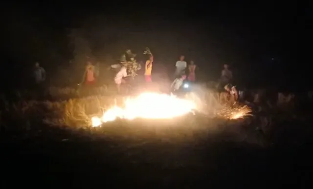 ନିଦ ହଜାଇଦେଲା କ୍ଷେତ ନିଆଁ