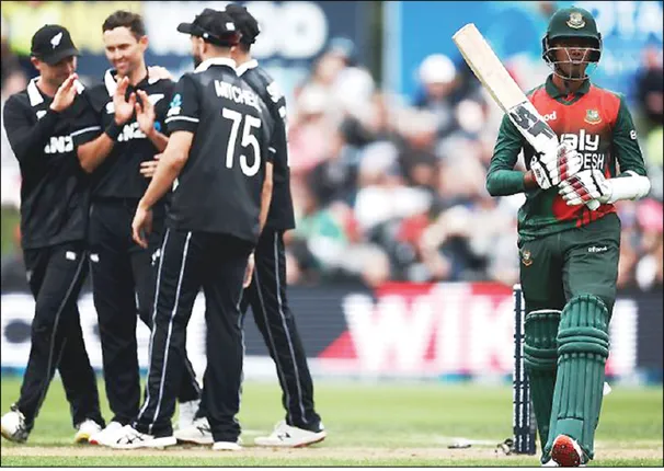 ବାଂଲାଦେଶକୁ ୮ ୱିକେଟ୍‌ରେ ହରାଇଲା ନ୍ୟୁଜିଲାଣ୍ଡ୍‌